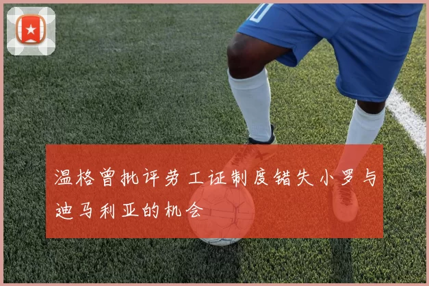 温格曾批评劳工证制度错失小罗与迪马利亚的机会
